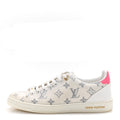 Technical Fabric Calfskin Monogram Frontrow Sneakers 39 Pink £¨ Direct shipment via from wholesalehk.shop