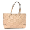 Calfskin GG Matelasse Medium Ophidia Shopping Tote Beige wholesalehk.shop