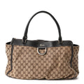 Monogram D Gold Tote Dark Brown wholesalehk.shop