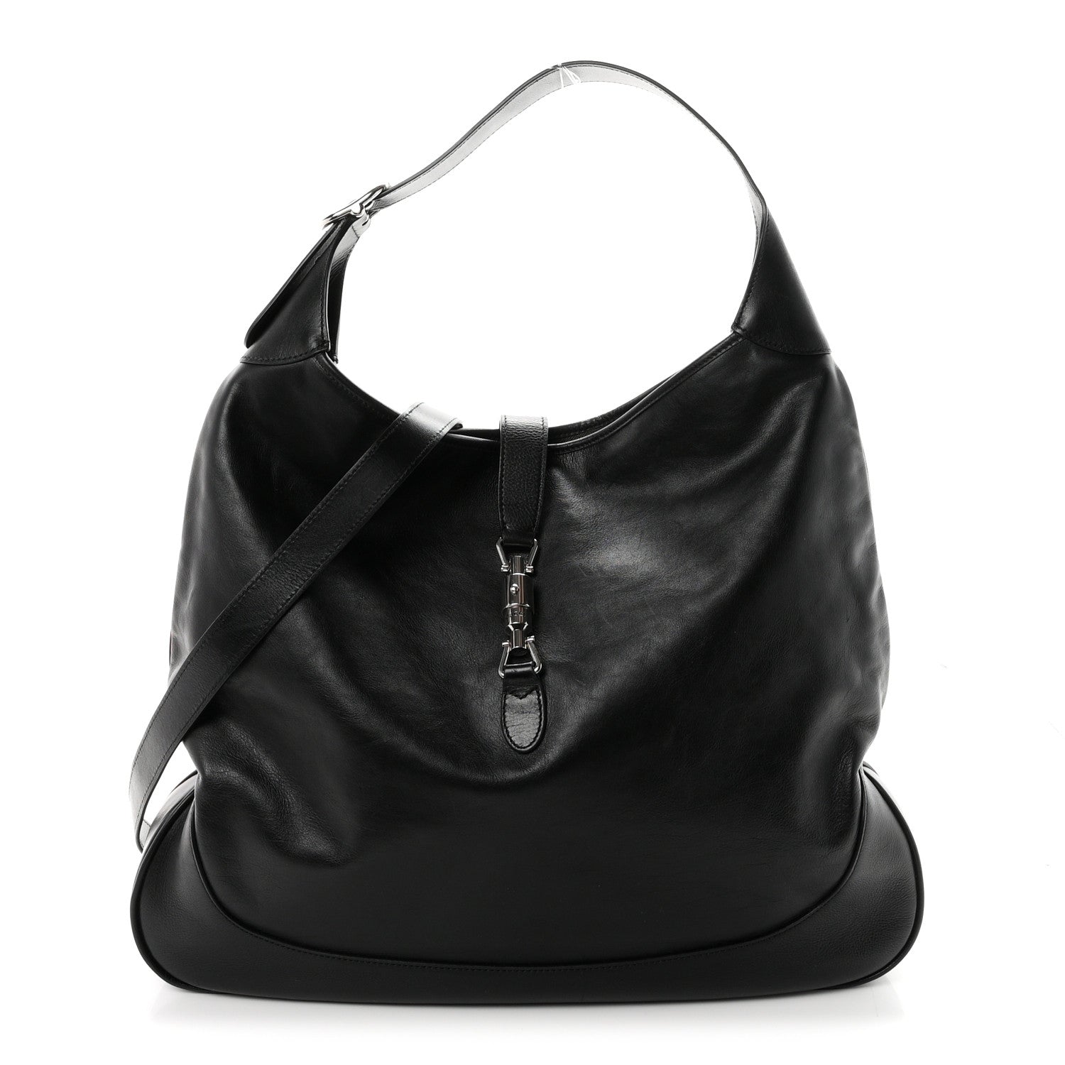 Calfskin Large Jackie 1961 Shoulder Bag Black £¨ Direct shipment via from wholesalehk.shop