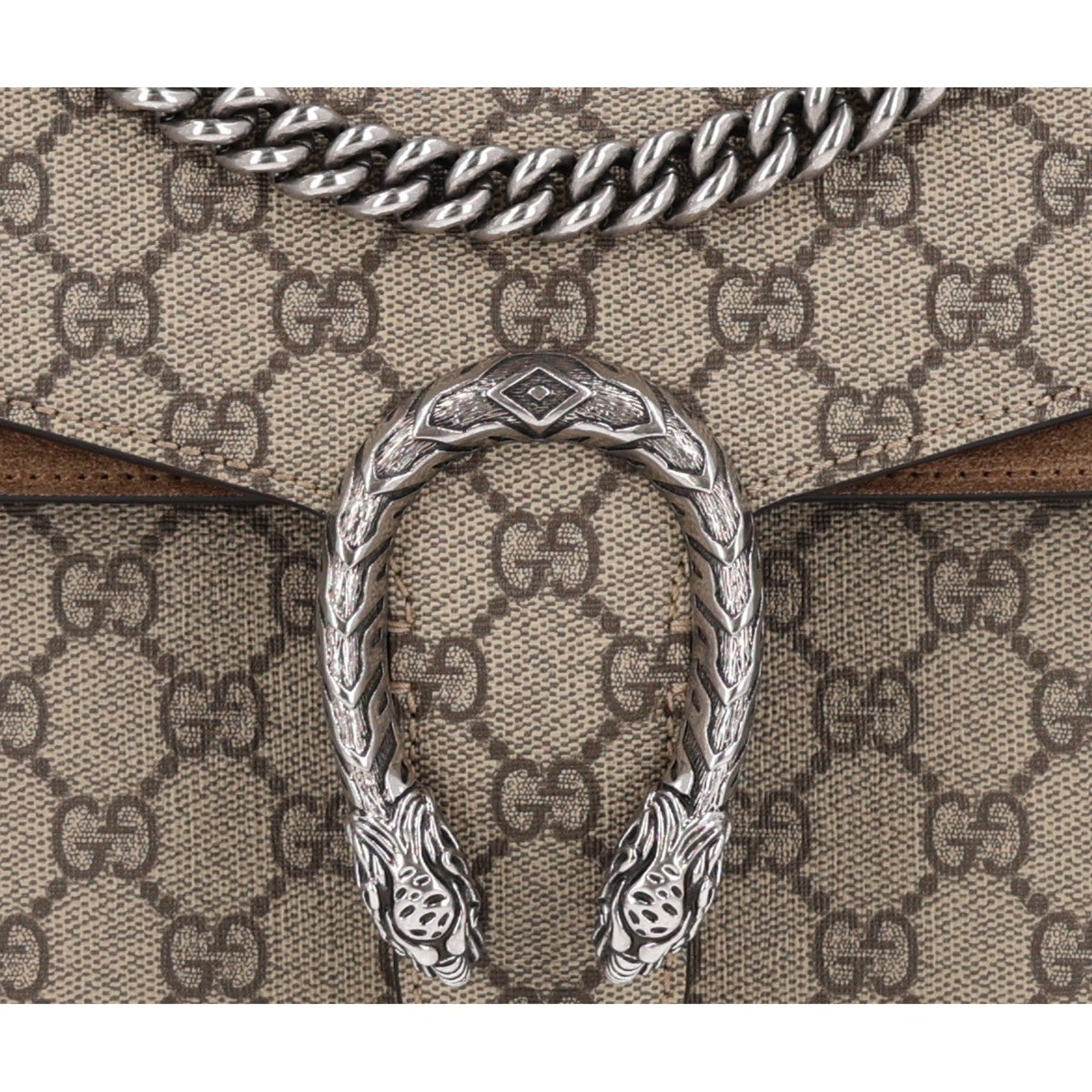 GG Supreme Monogram Small Dionysus Shoulder Bag Taupe wholesalehk.shop