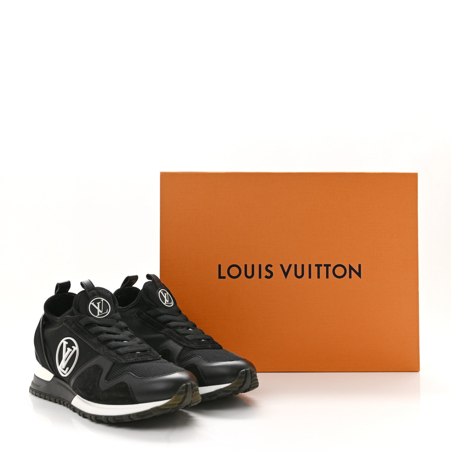 Calfskin Run Away Sneakers 39 Black £¨ Direct shipment via from wholesalehk.shop
