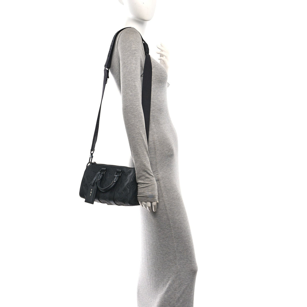 Monogram Taurillon Keepall Bandouliere 25 Black wholesalehk.shop