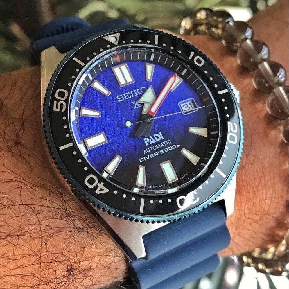 Seiko Prospex PADI Special Edition Divers 200M Blue Dial Blue Rubber Strap Watch For Men - SPB071J1 wholesalehk.shop