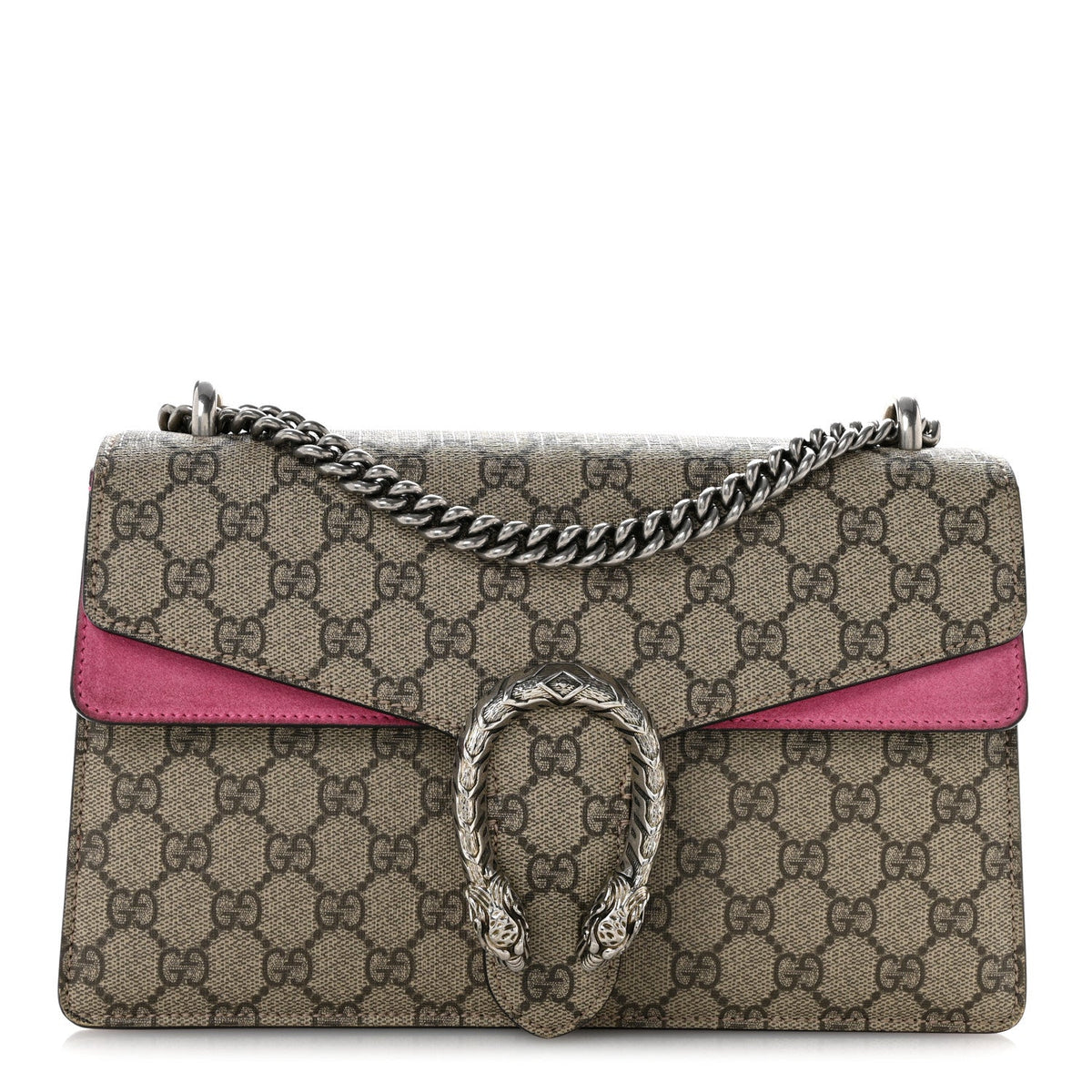 GG Supreme Monogram Small Dionysus Shoulder Bag Pink wholesalehk.shop