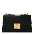 Guccissima Medium Padlock Shoulder Bag Black £¨ Direct shipment via from wholesalehk.shop