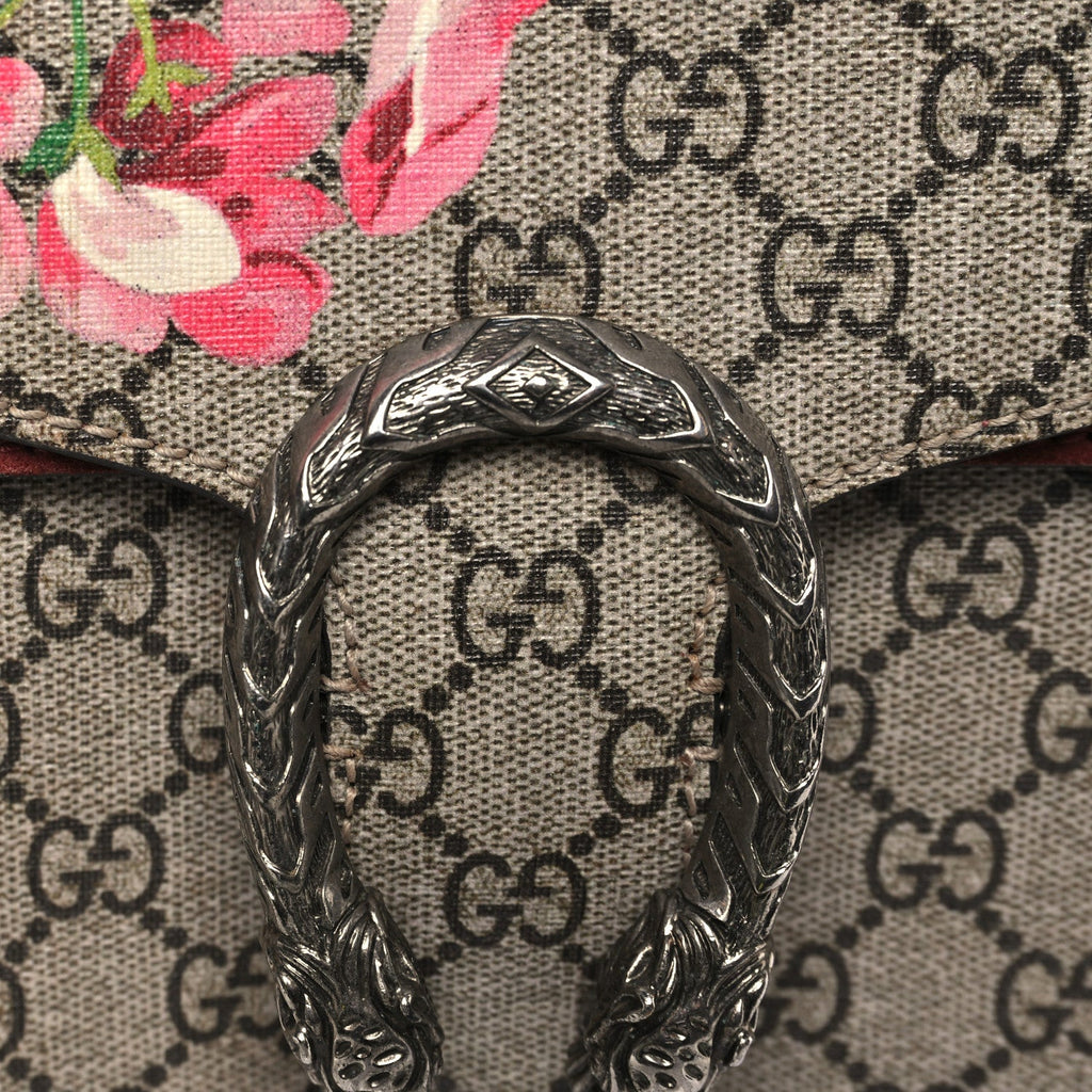 GG Supreme Monogram Blooms Dionysus Belt Bag Beige Multicolor Dry Rose wholesalehk.shop