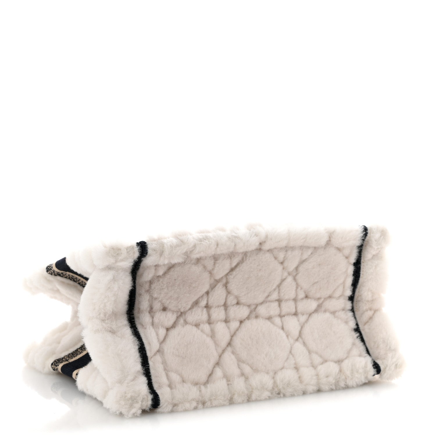 Shearling Cannage Small Book Tote Ecru Blue £¨ Direct shipment via from wholesalehk.shop
