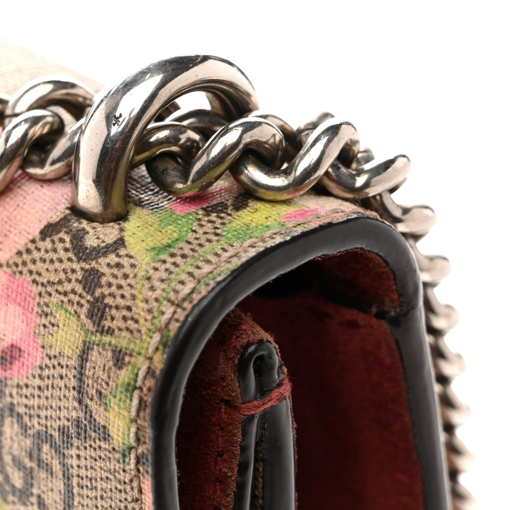 GG Supreme Monogram Blooms Mini Dionysus Shoulder Bag Beige Multicolor Dry Rose wholesalehk.shop