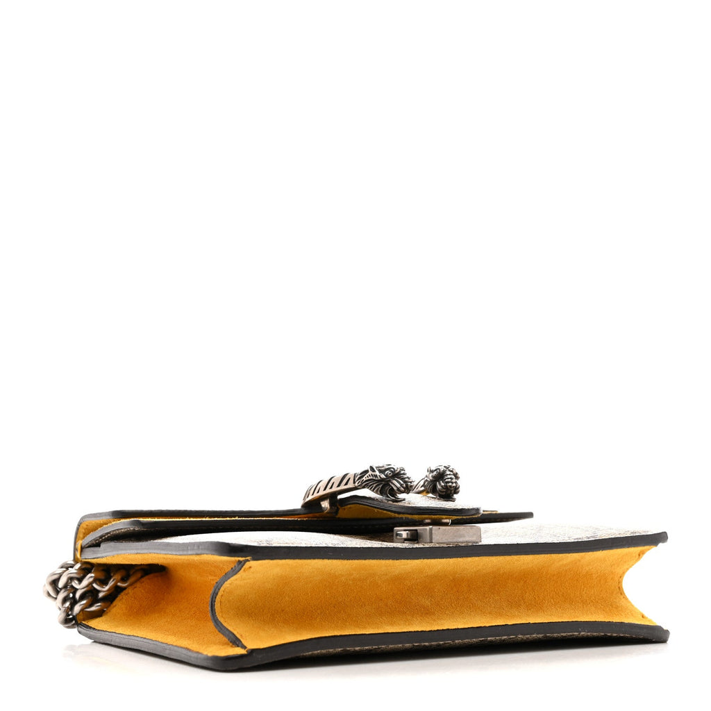 GG Supreme Monogram Mini Dionysus Shoulder Bag Yellow wholesalehk.shop
