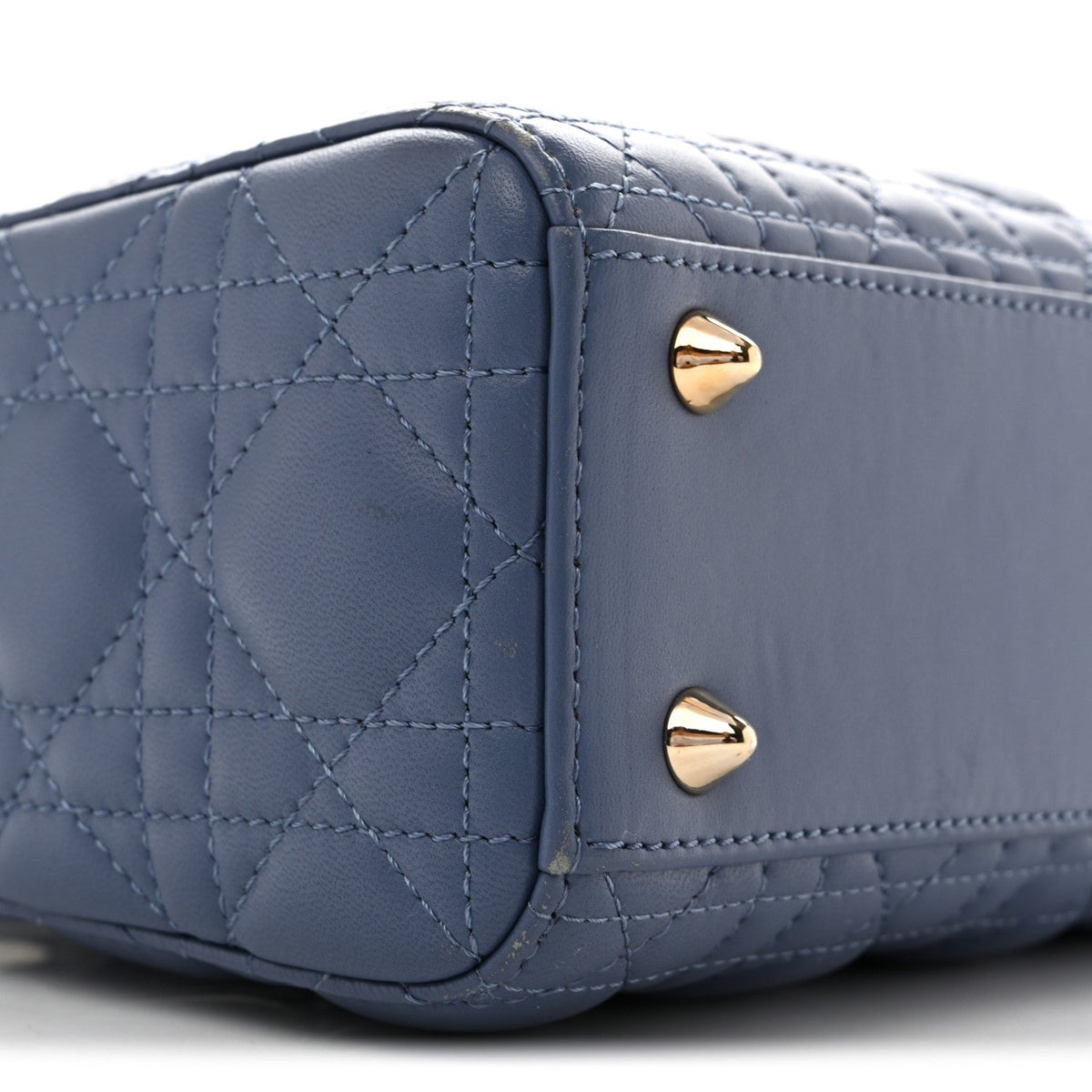 Lambskin Cannage Small My ABCDior Lady Dior Denim Blue wholesalehk.shop