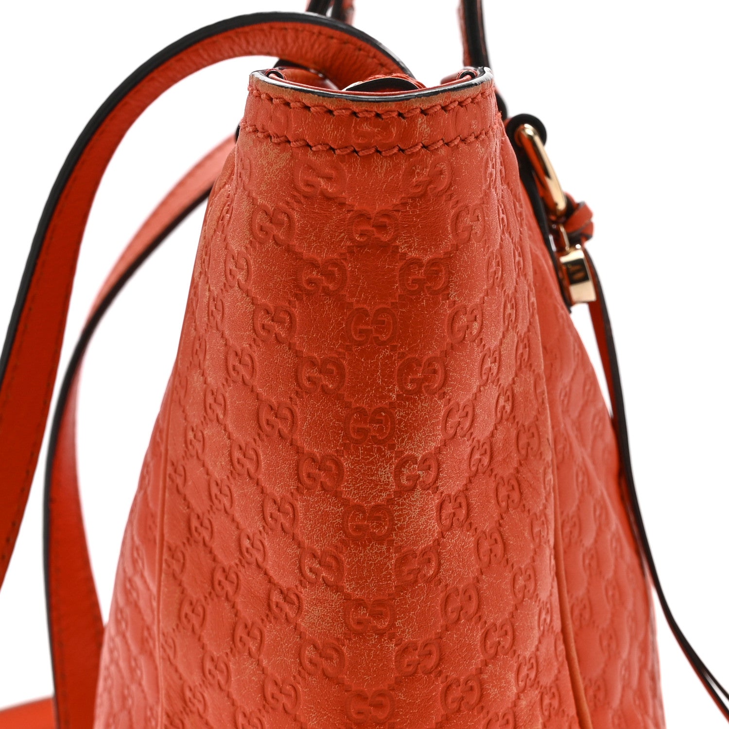 Microguccissima Small Bree Tote Sun Orange £¨ Direct shipment via from wholesalehk.shop