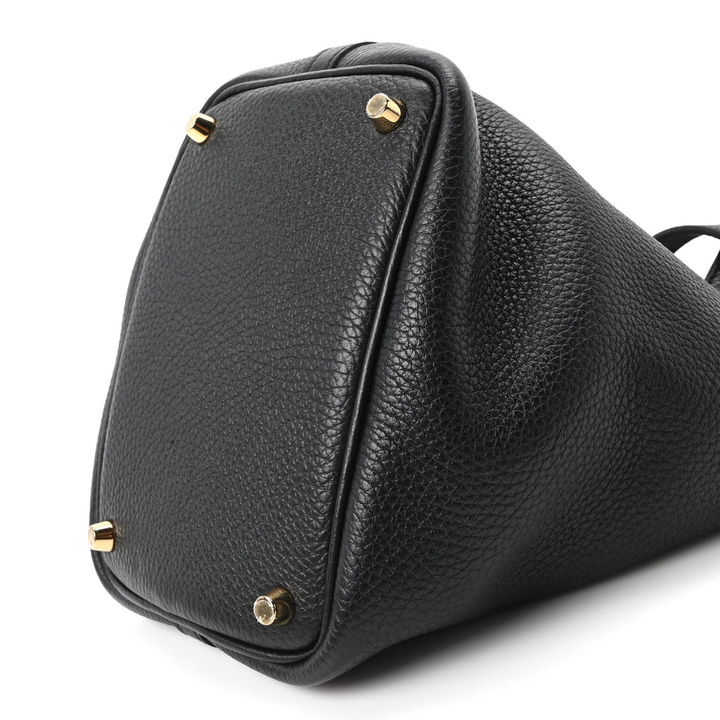 Taurillon Clemence Picotin Lock 18 PM Black £¨ Direct shipment via from wholesalehk.shop