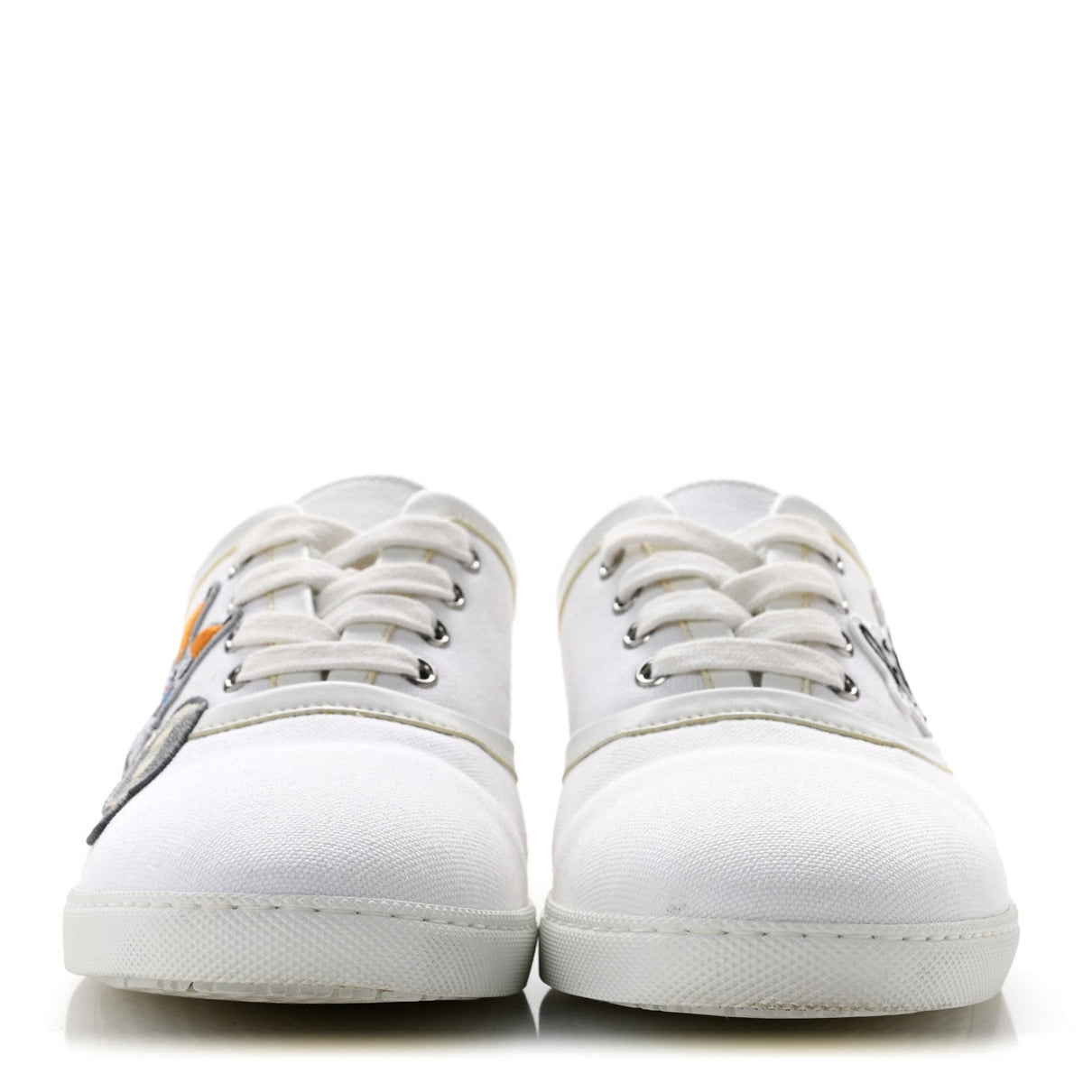 Canvas Embroidered Innocent Sneakers 37.5 White wholesalehk.shop
