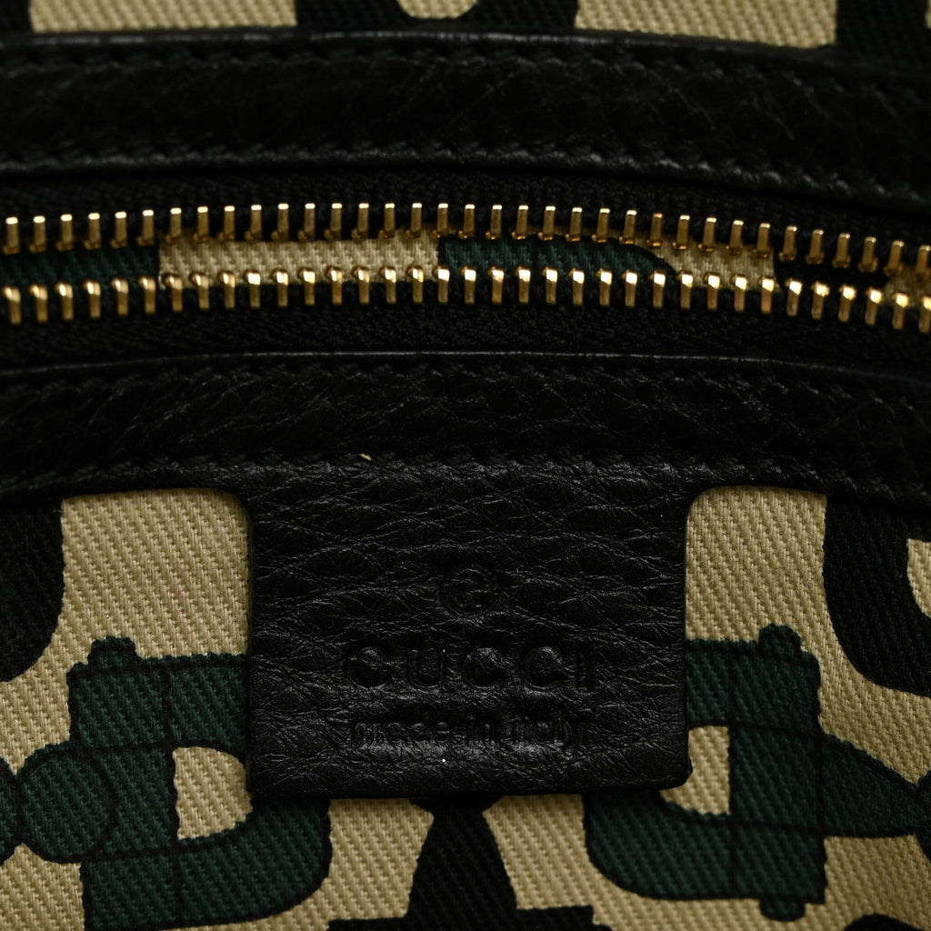 Calfskin Guccissima Signoria Bowler Bag Black £¨ Direct shipment via from wholesalehk.shop