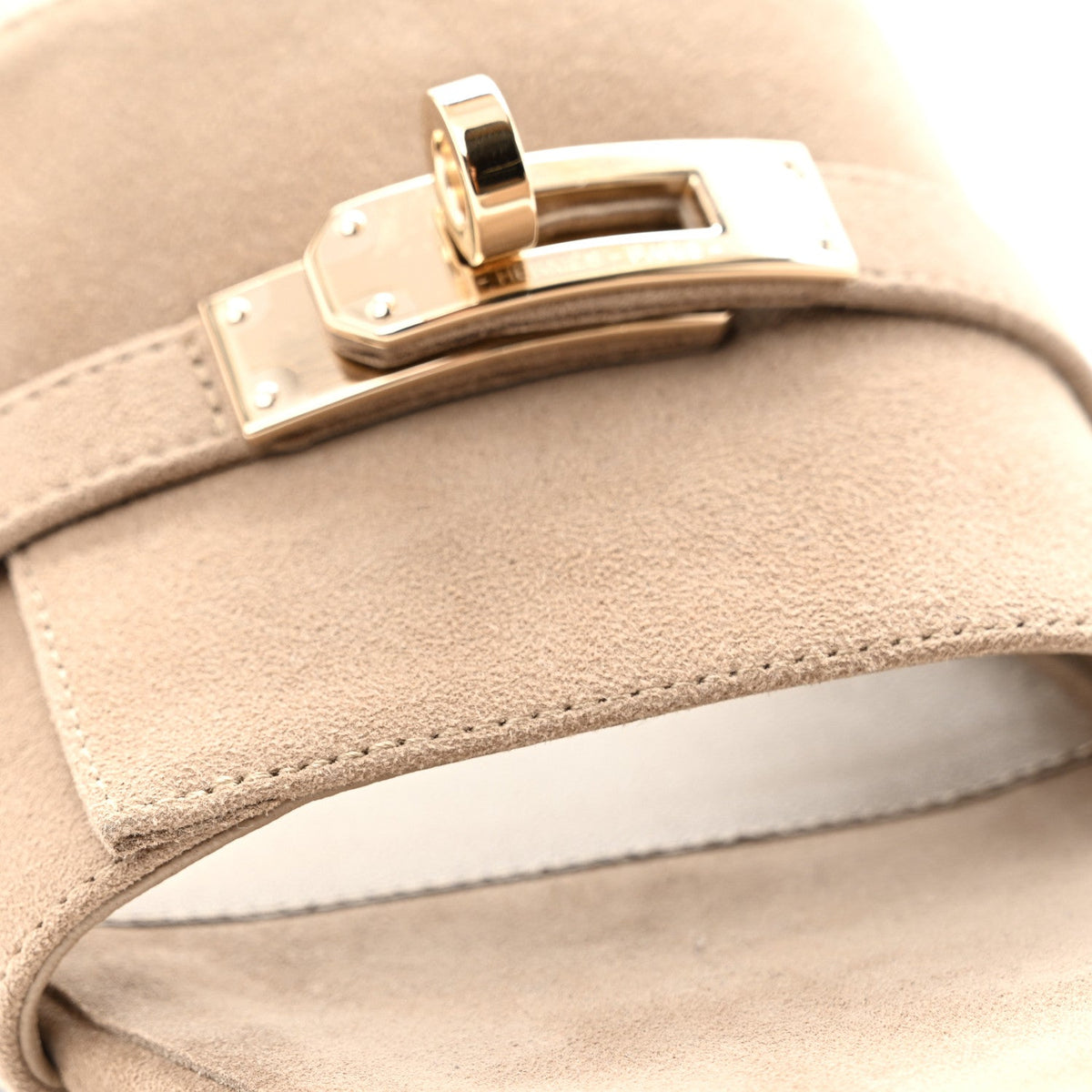 Suede Goatskin Gigi 50 Sandals 40 Beige Sable wholesalehk.shop