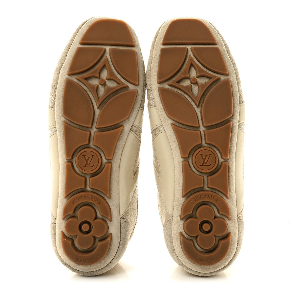Monogram Denim LV Sneakerina 36 Greige £¨ Direct shipment via from wholesalehk.shop
