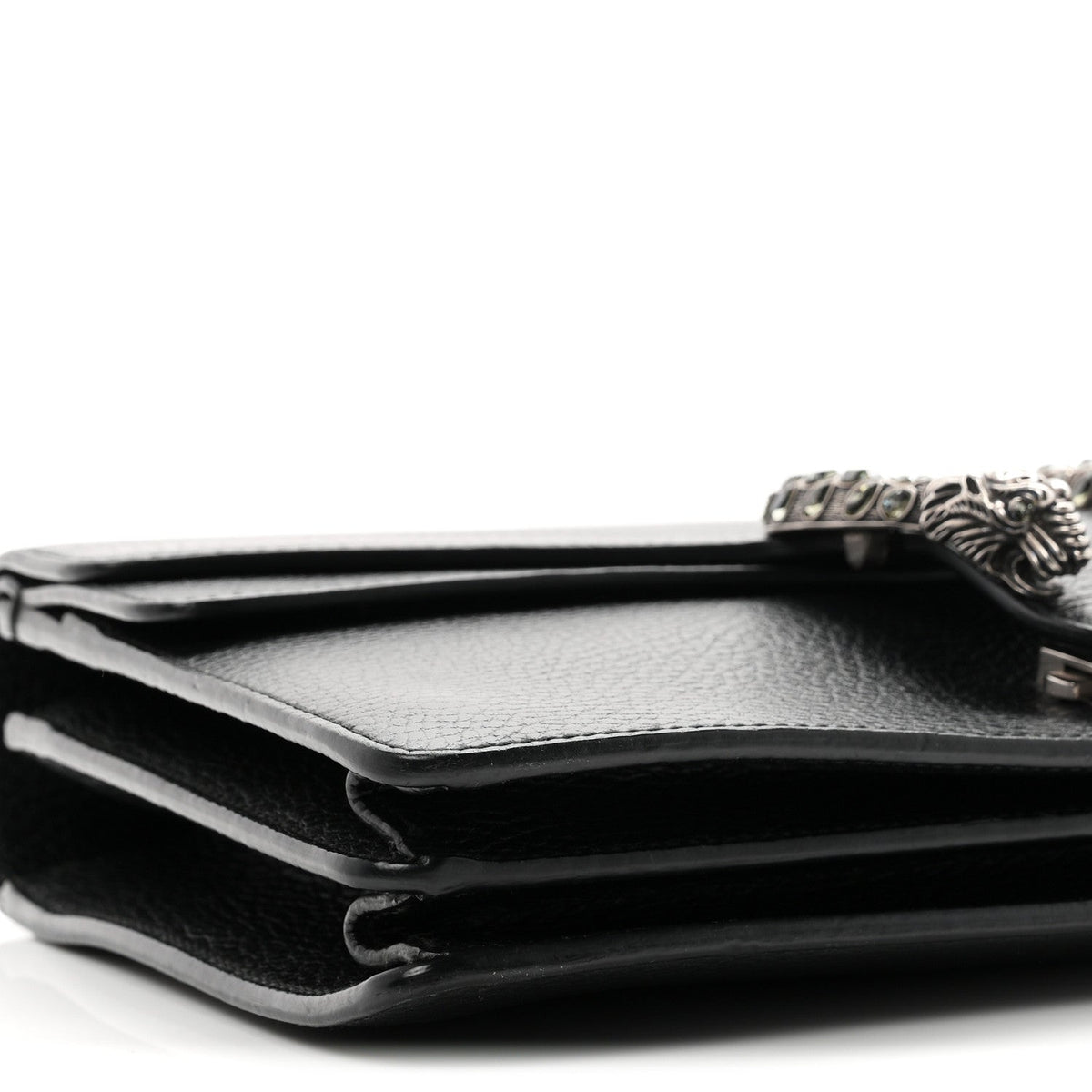 Pebbled Calfskin Small Dionysus Shoulder Bag Black wholesalehk.shop