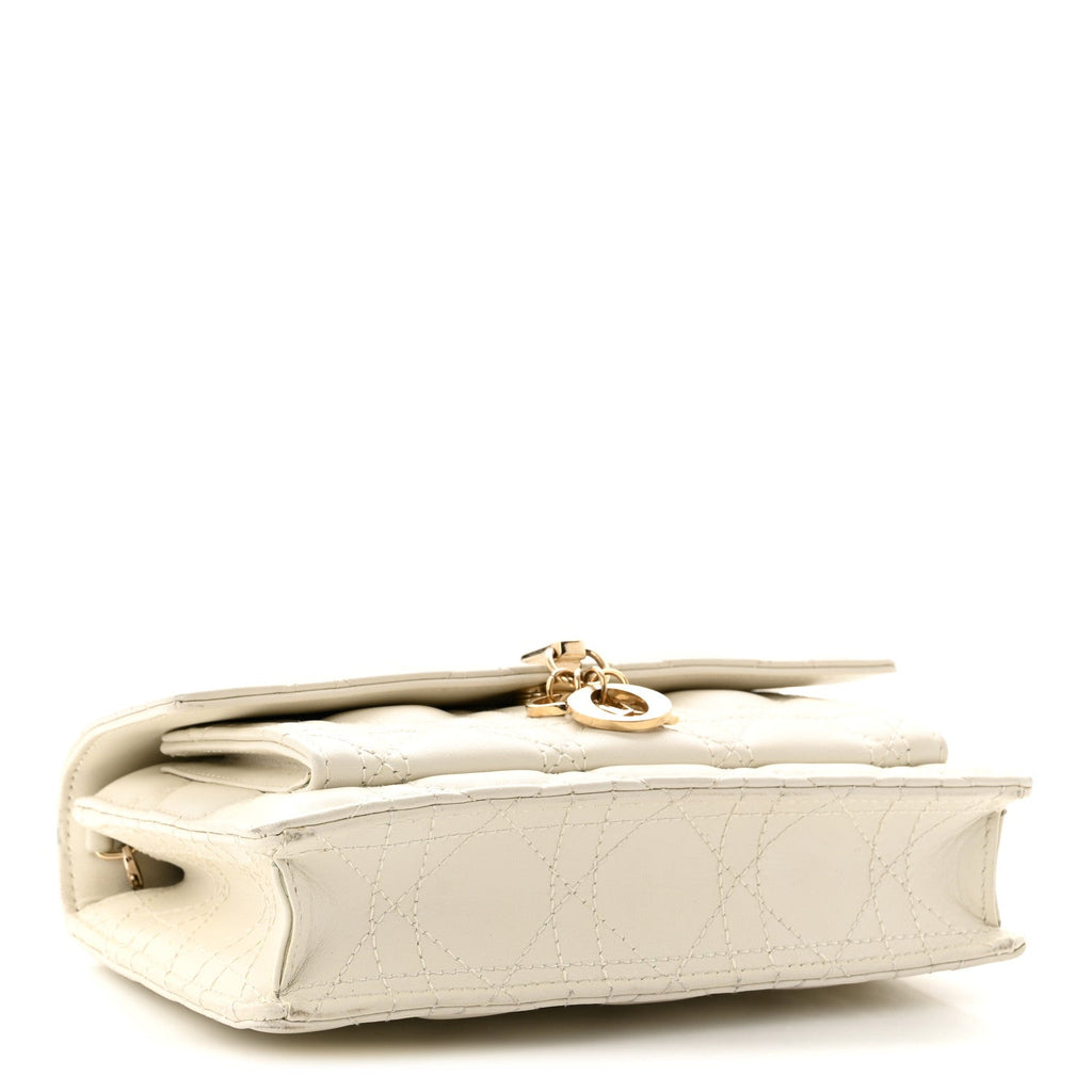 Lambskin Cannage Chain My Dior Daily Chain Pouch Latte wholesalehk.shop