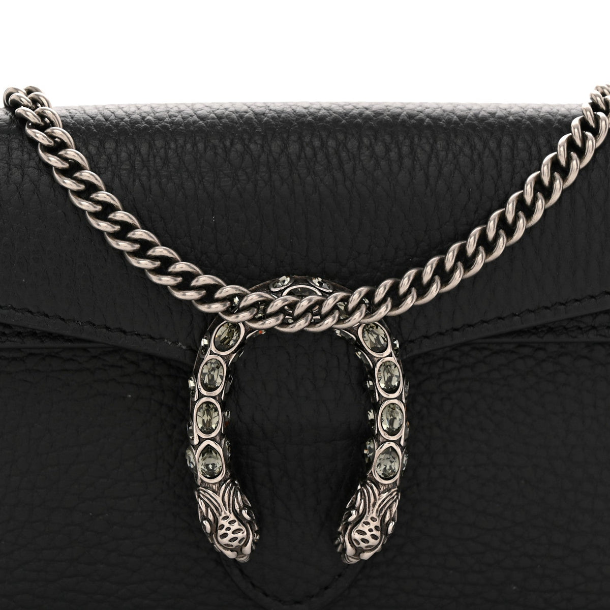 Calfskin Super Mini Dionysus Shoulder Bag Black wholesalehk.shop