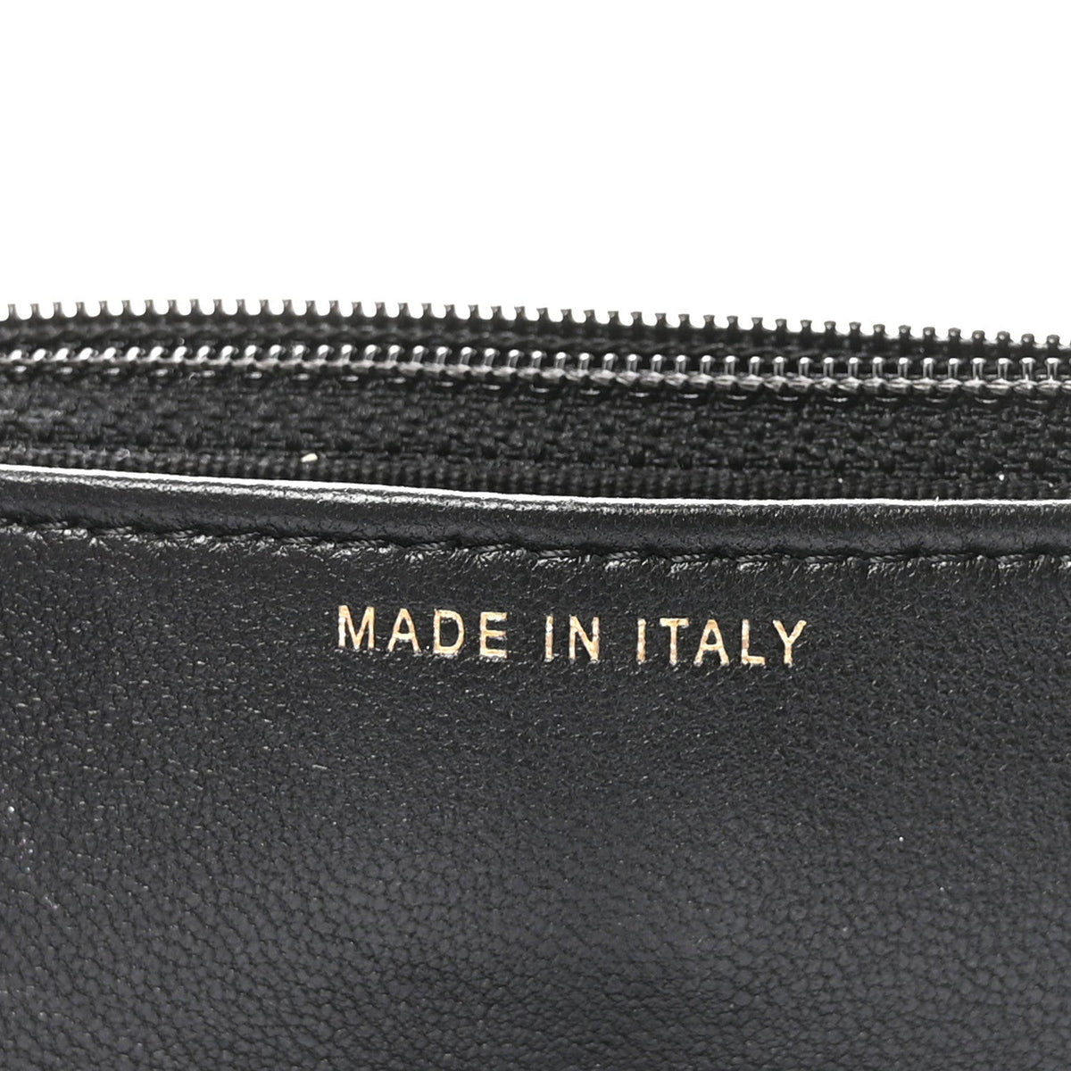 Lambskin Quilted Pearl Wallet On Chain WOC Black wholesalehk.shop