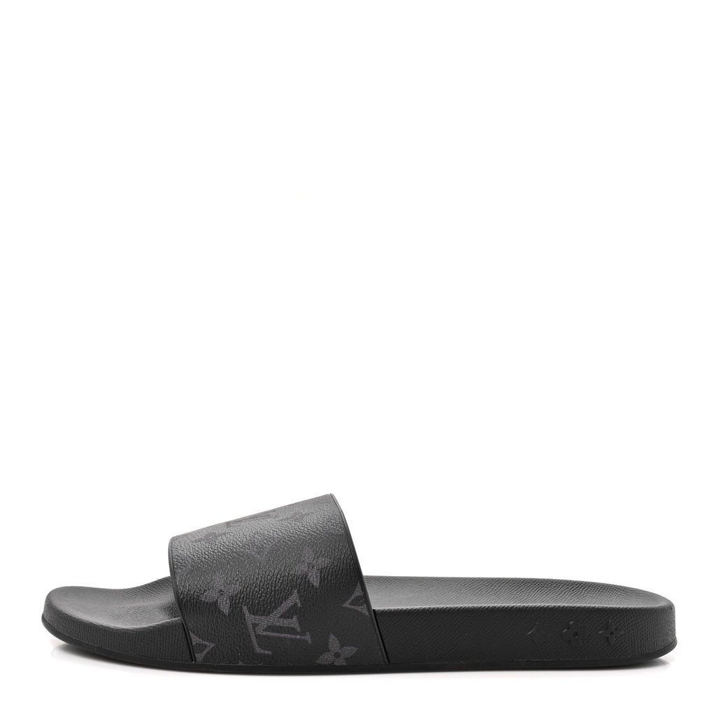 Rubber Monogram Eclipse Mens Waterfront Mules 10 Black £¨ Direct shipment via from wholesalehk.shop