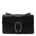 Pebbled Calfskin Small Dionysus Shoulder Bag Black wholesalehk.shop