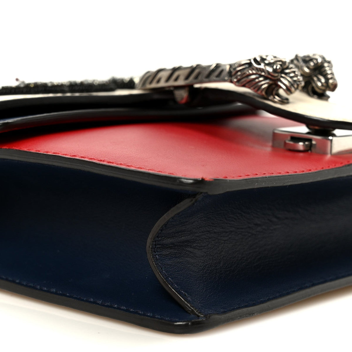 Calfskin Crystal Snake Embroidered Mini Dionysus Shoulder Bag Mystic White Hibiscus Red Blue Agata wholesalehk.shop