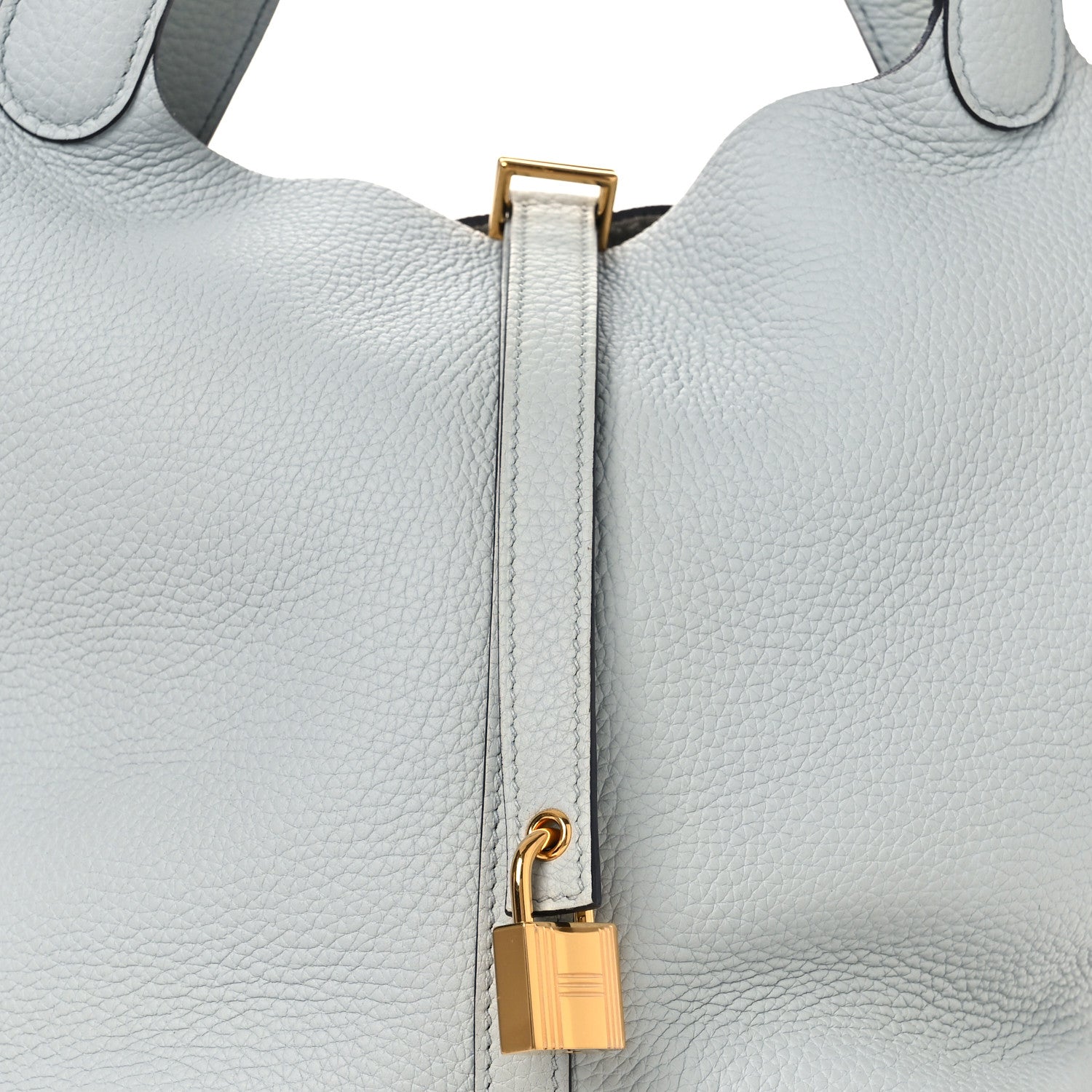 Taurillon Clemence Picotin Lock 22 MM Bleu Pale £¨ Direct shipment via from wholesalehk.shop