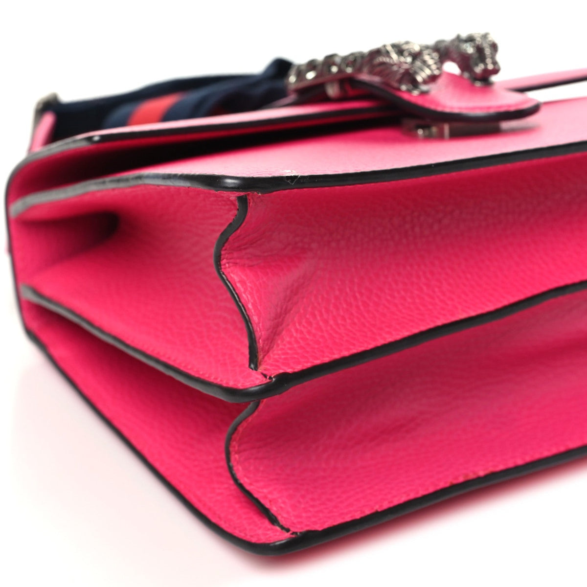 Dollar Calfskin Crystal Web Medium Dionysus Bamboo Top Handle Bag Box Pink Black Diamond wholesalehk.shop