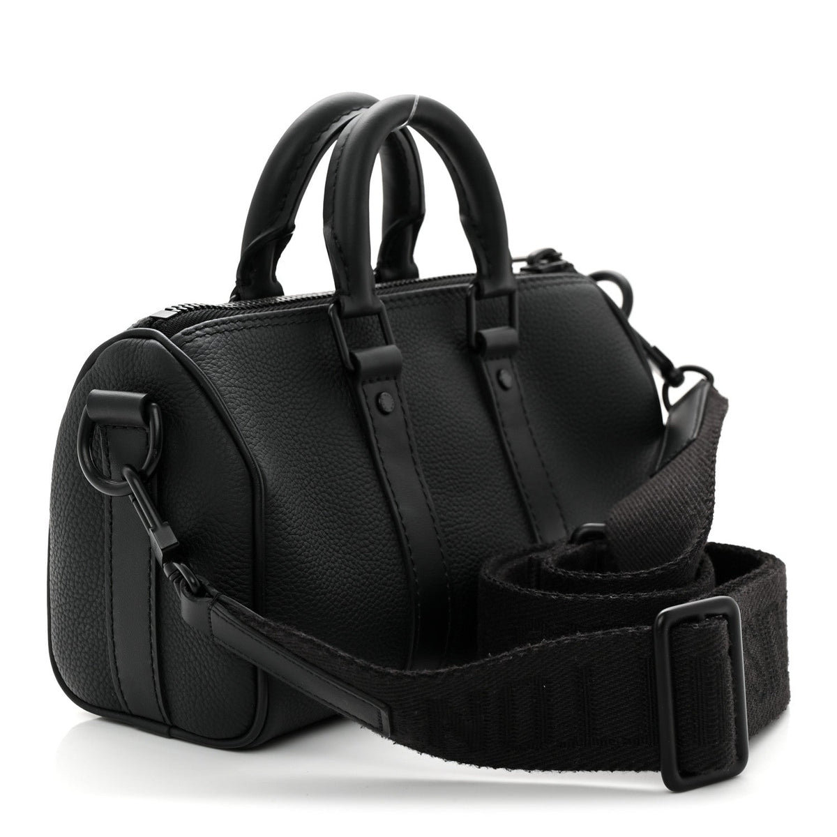 Grained Calfskin Aerogram Keepall XS Black wholesalehk.shop