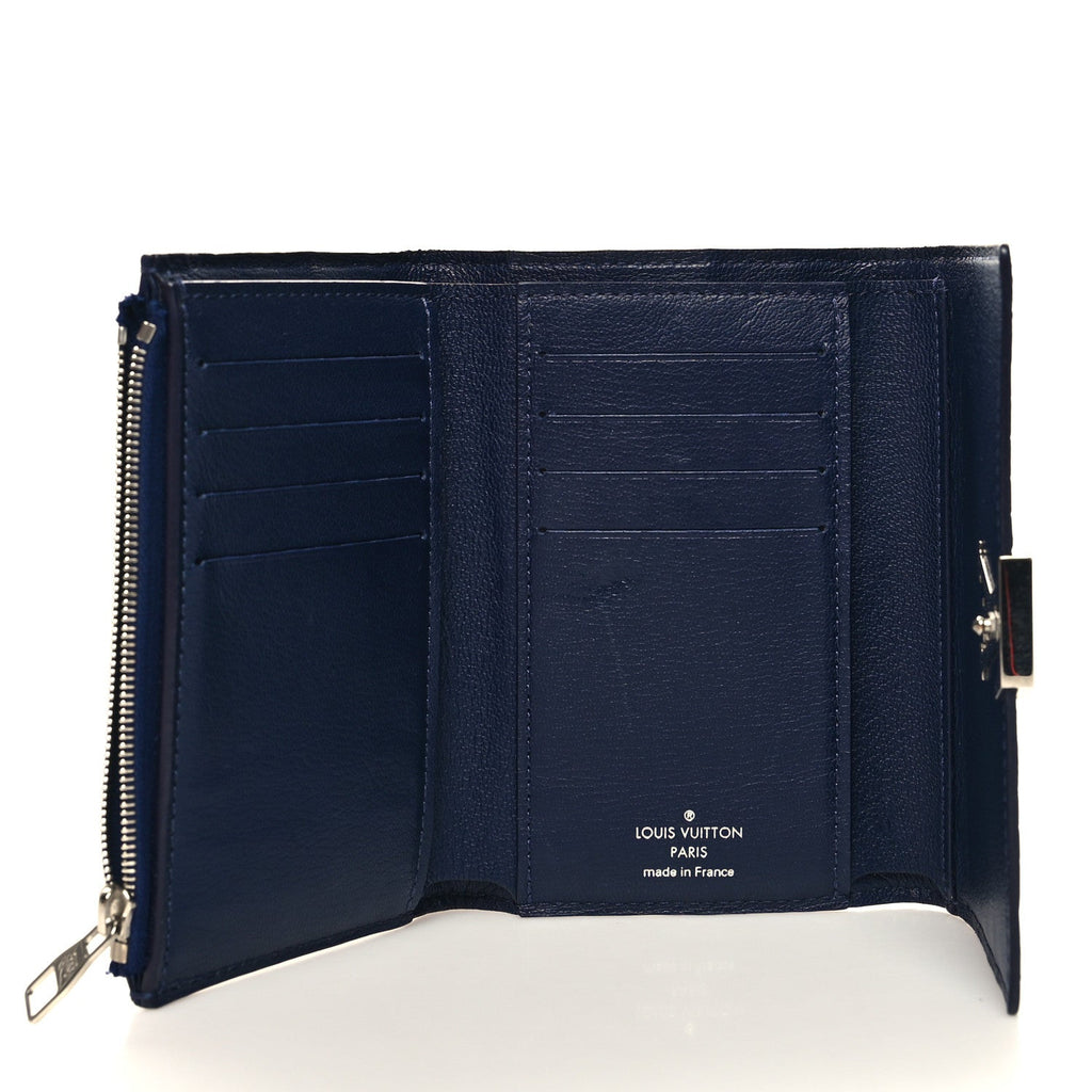 Crocodile Capucines Compact Wallet Saphir £¨ Direct shipment via from wholesalehk.shop