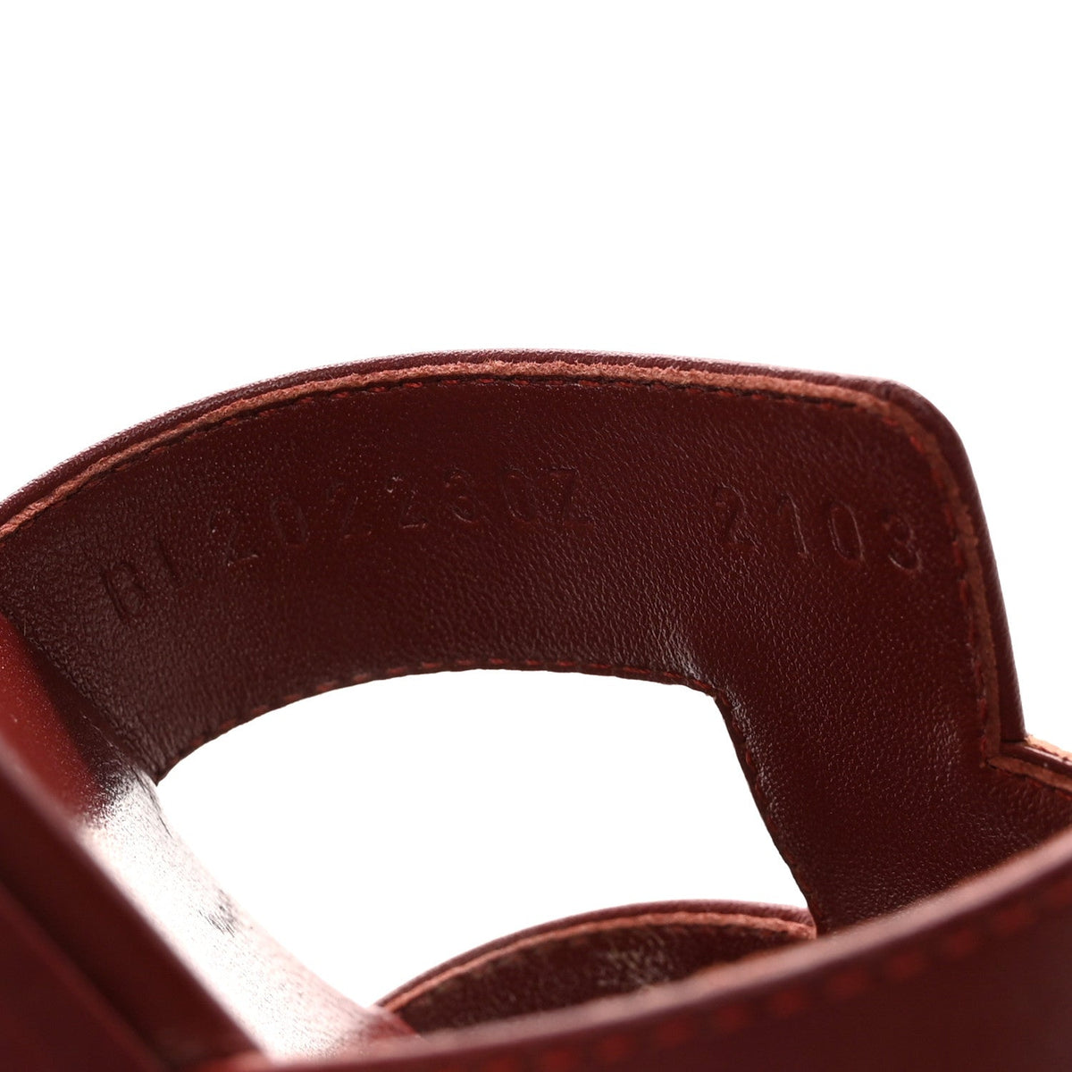Box Calfskin Oran Sandals 38.5 Rouge Tomette wholesalehk.shop