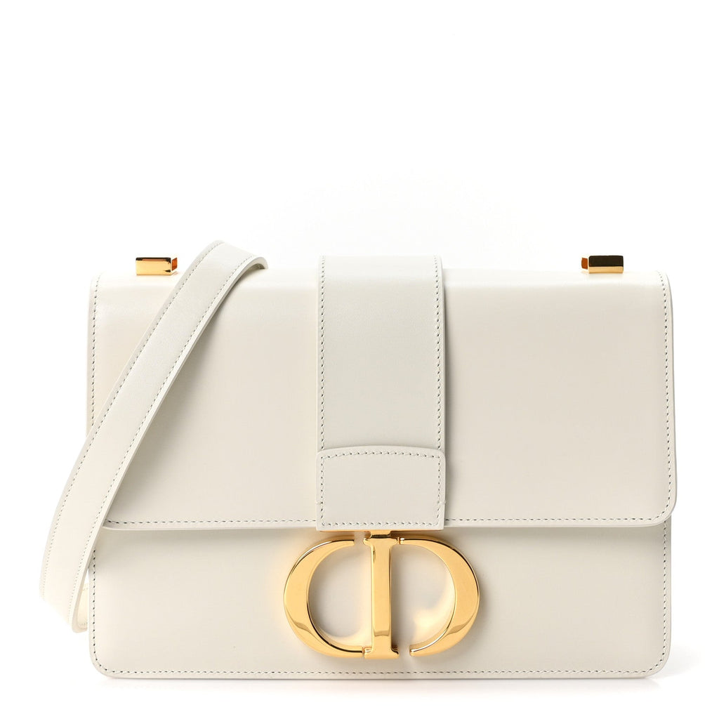 Box Calfskin 30 Montaigne Flap Bag Latte wholesalehk.shop