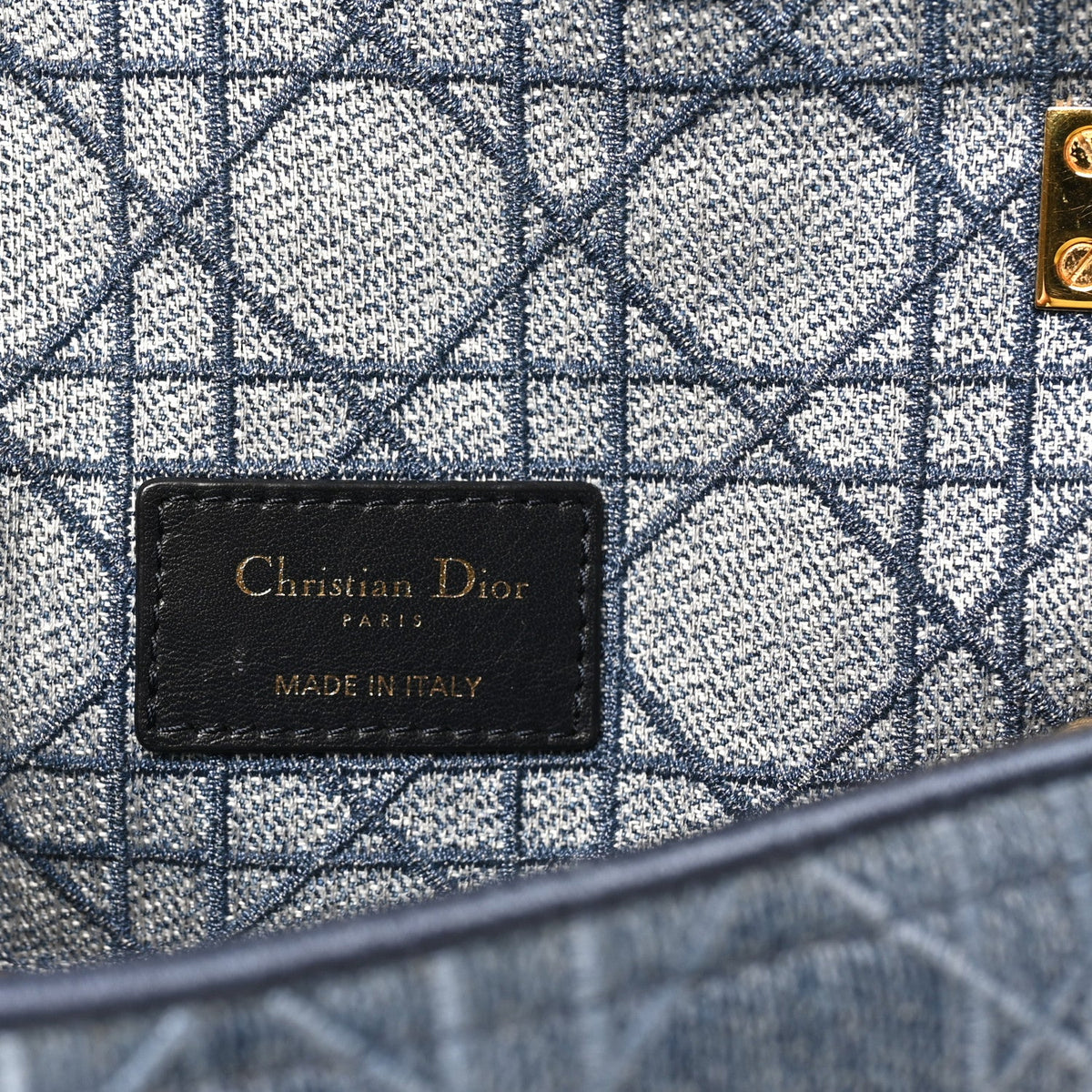 Denim Cannage Small Caro Bag Blue wholesalehk.shop