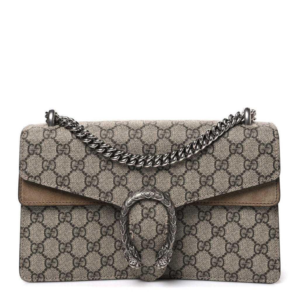 GG Supreme Monogram Small Dionysus Shoulder Bag Taupe wholesalehk.shop