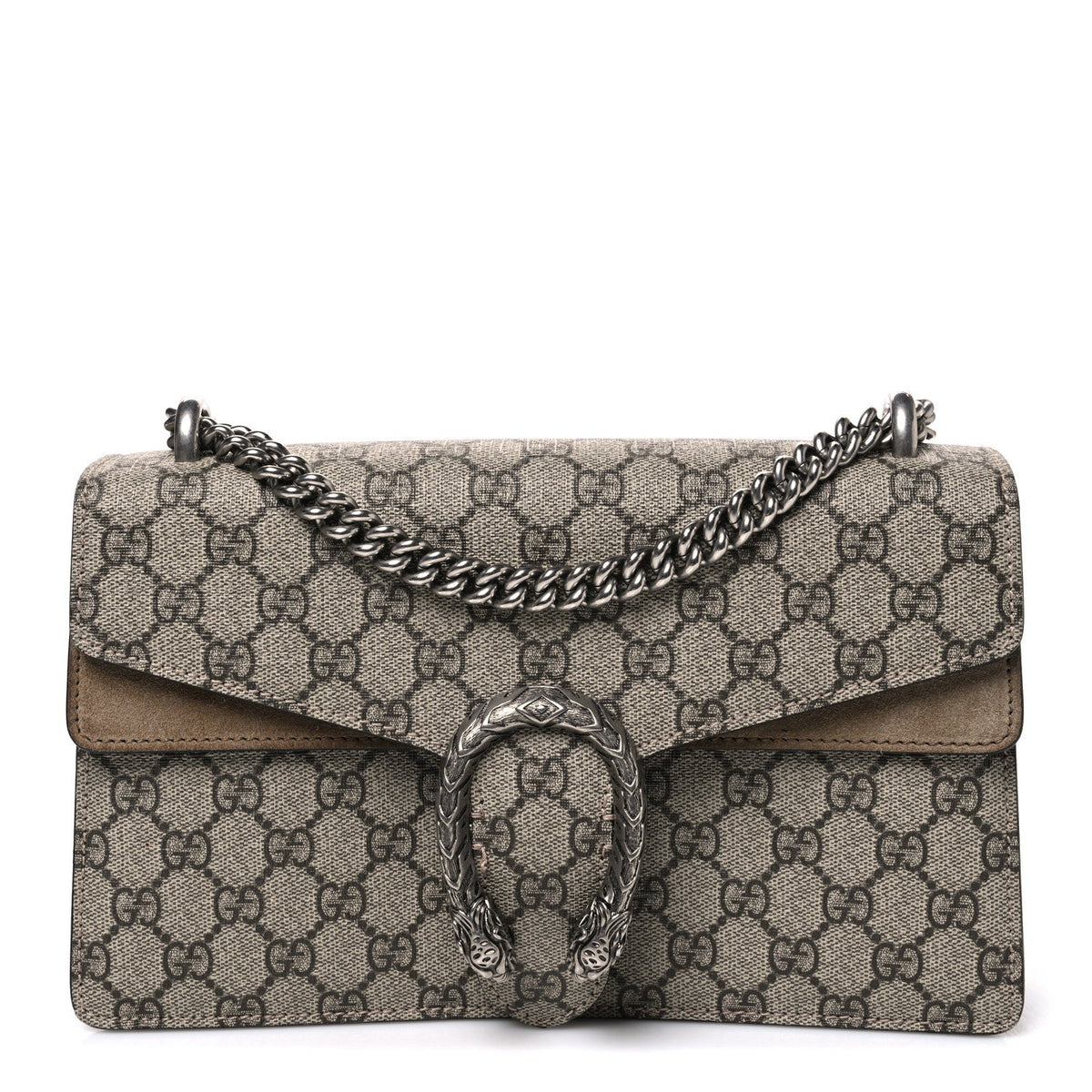 GG Supreme Monogram Small Dionysus Shoulder Bag Taupe wholesalehk.shop