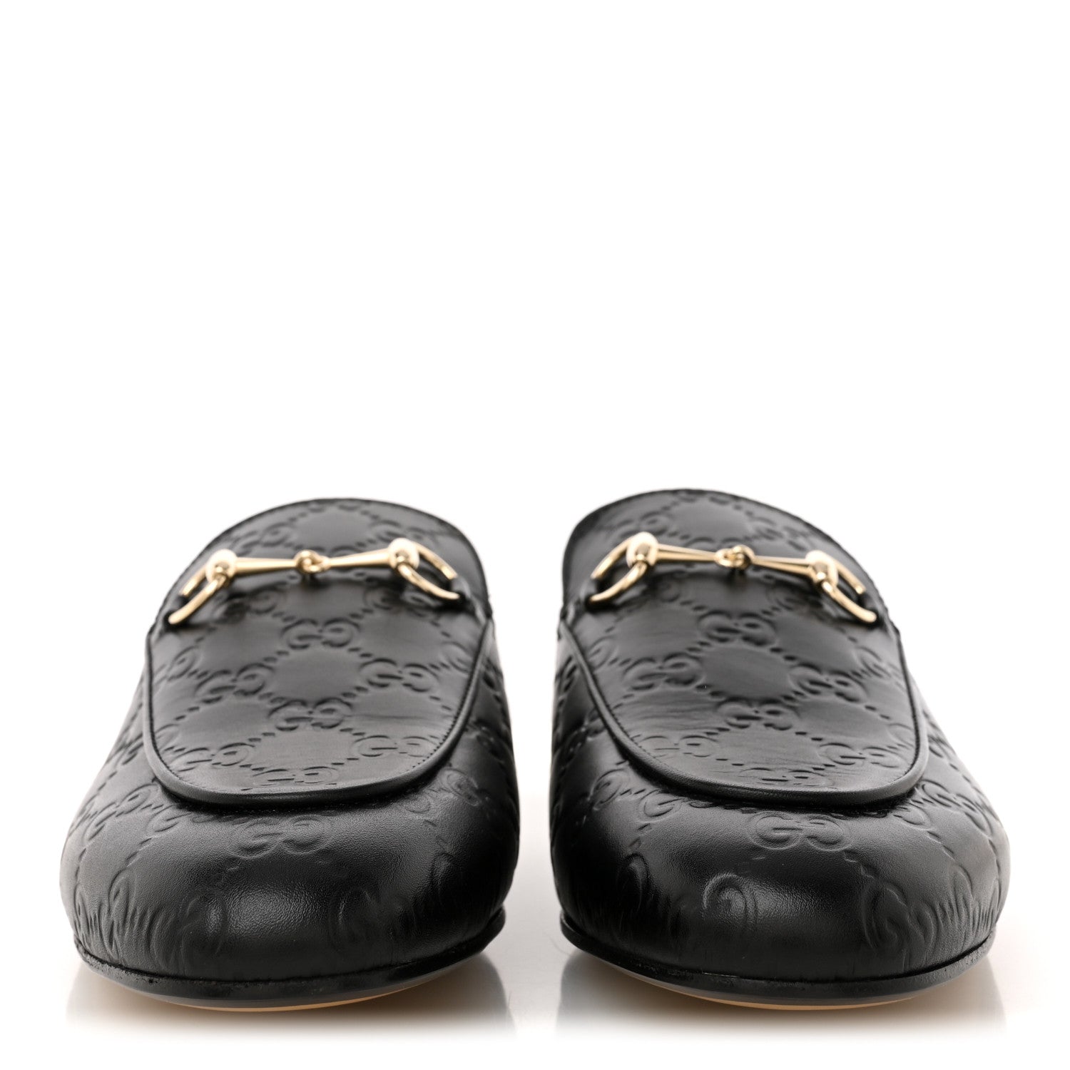 Glamour Calfskin Guccissima Womens Princetown Slippers 39 Black £¨ Direct shipment via from wholesalehk.shop