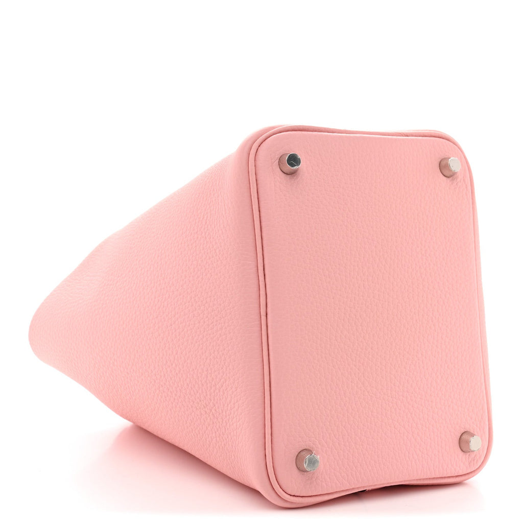 Taurillon Clemence Picotin Lock 18 PM Rose Sakura £¨ Direct shipment via from wholesalehk.shop