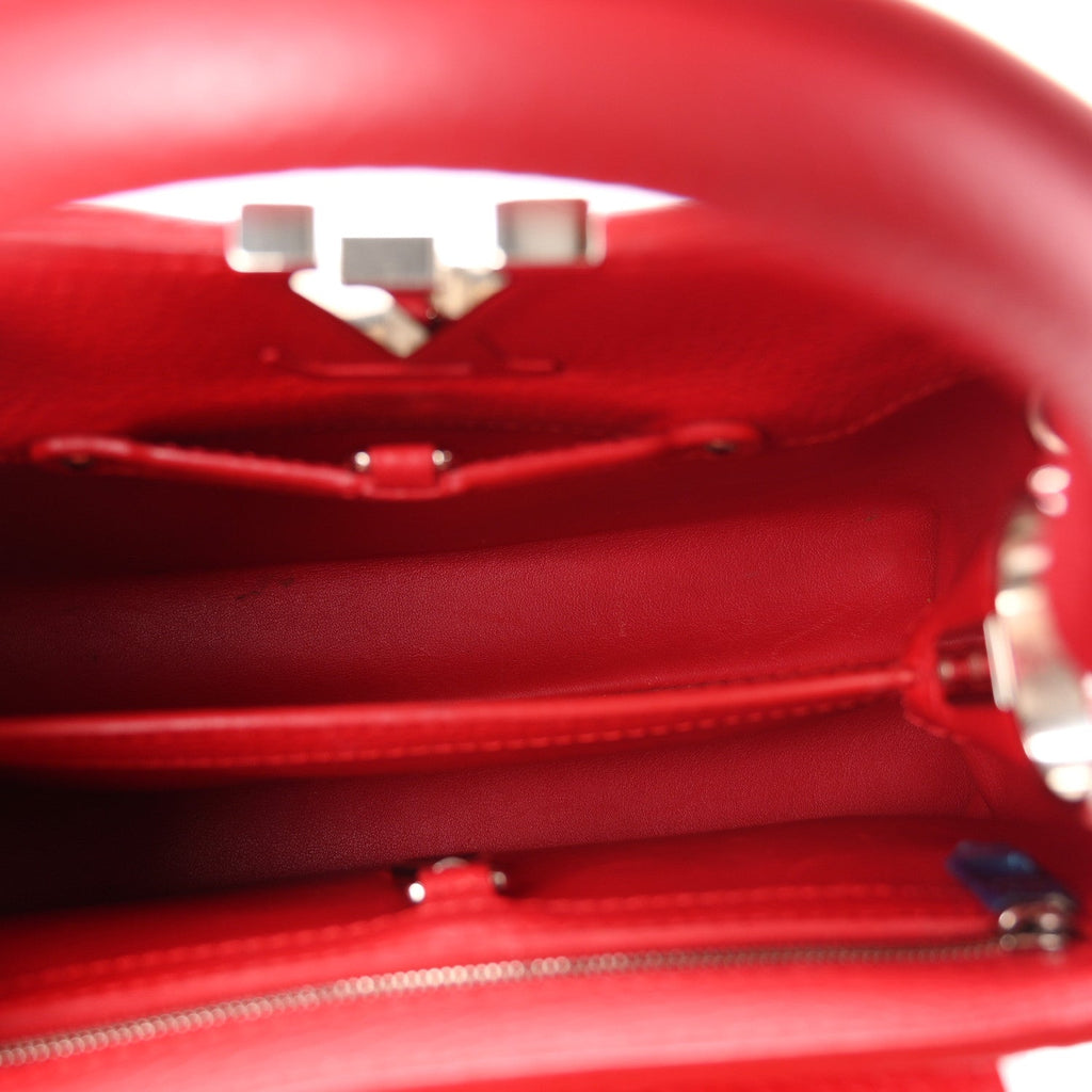 Taurillon Capucines BB Scarlet Red £¨ Direct shipment via from wholesalehk.shop