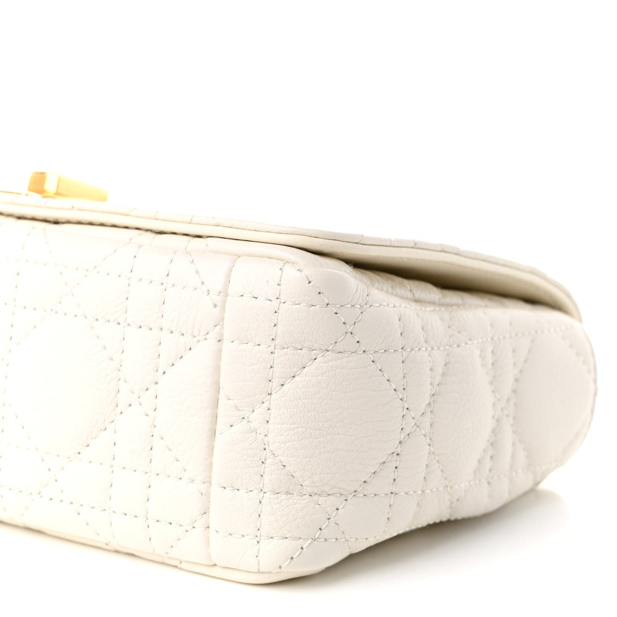 Calfskin Cannage Small Caro Bag Ivory wholesalehk.shop