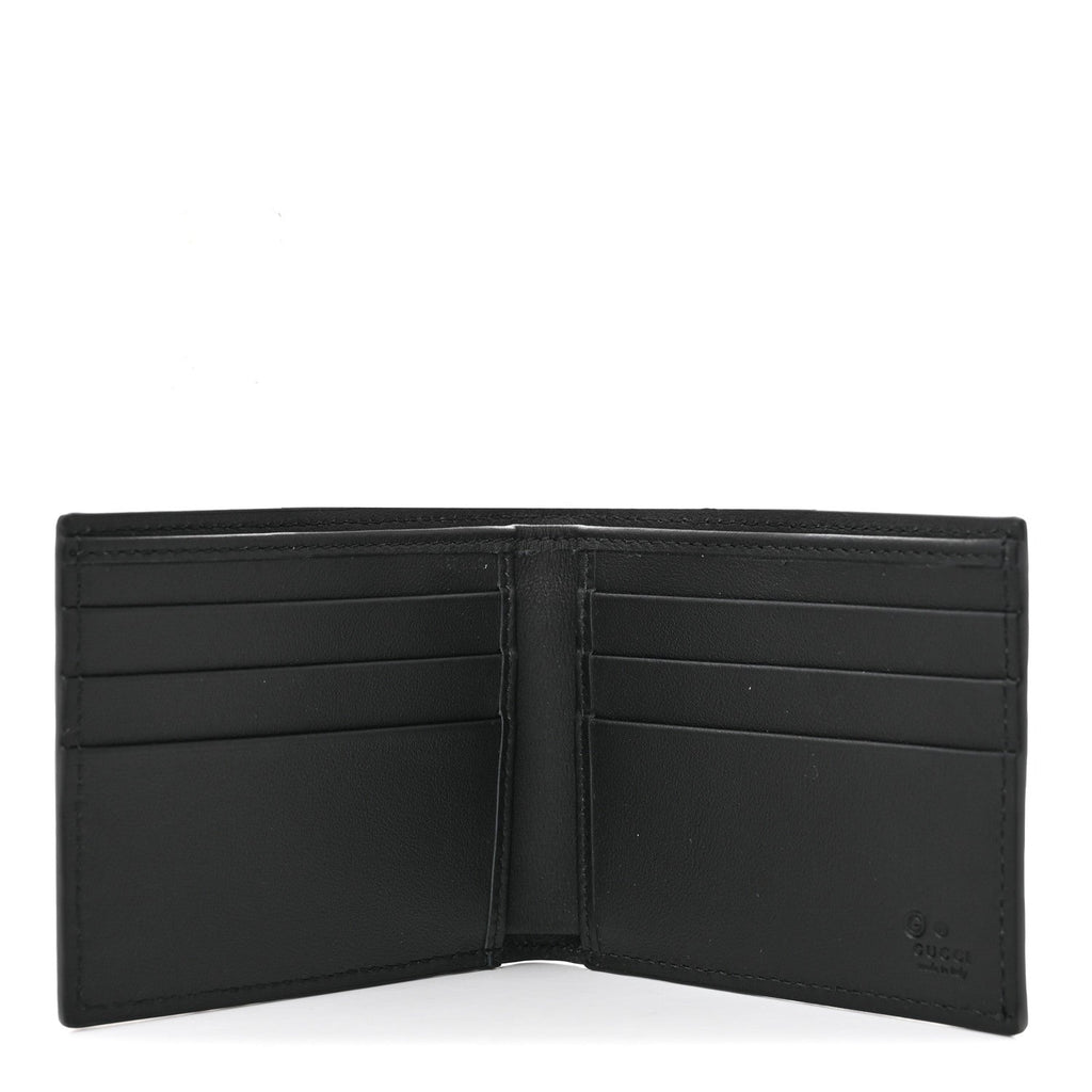 Microguccissima Bi-Fold Wallet Black £¨ Direct shipment via from wholesalehk.shop