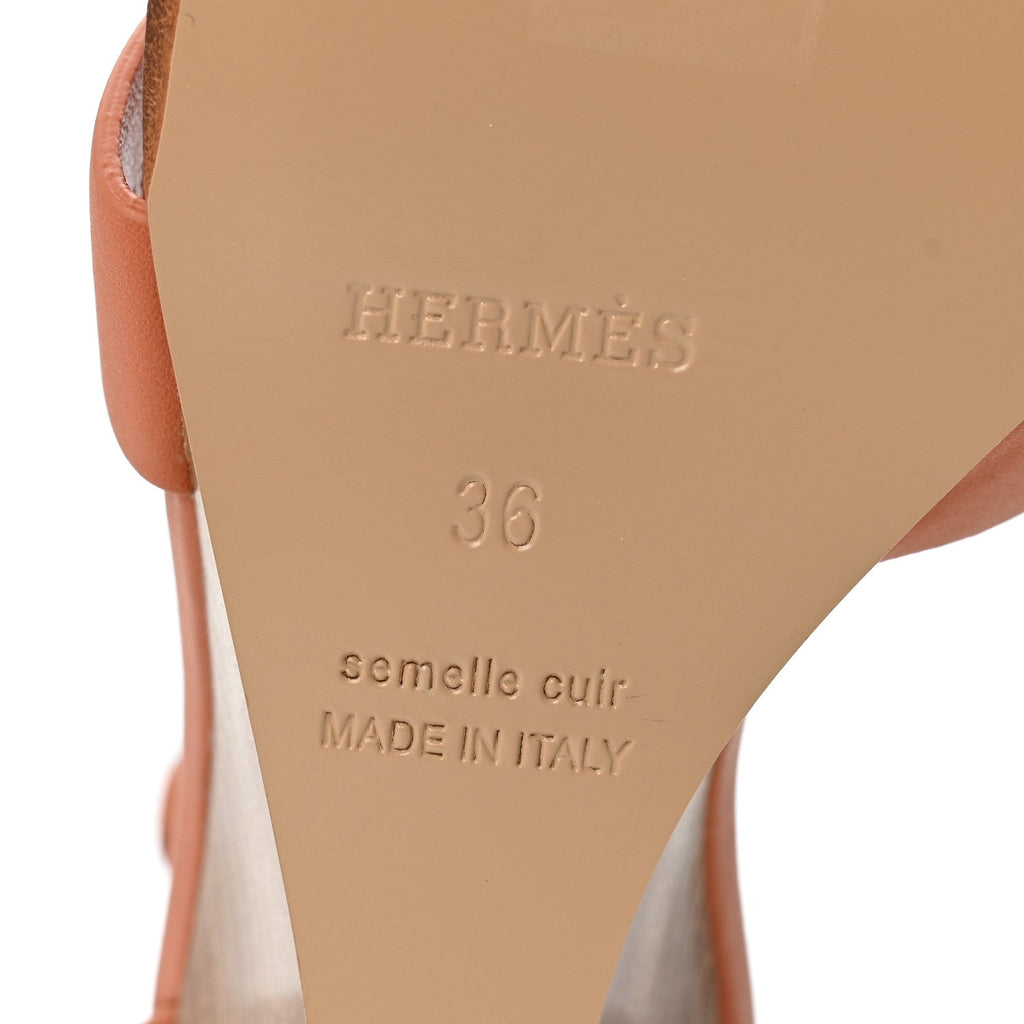 Calfskin Legend Wedge Sandals 36 Rouge Blush wholesalehk.shop
