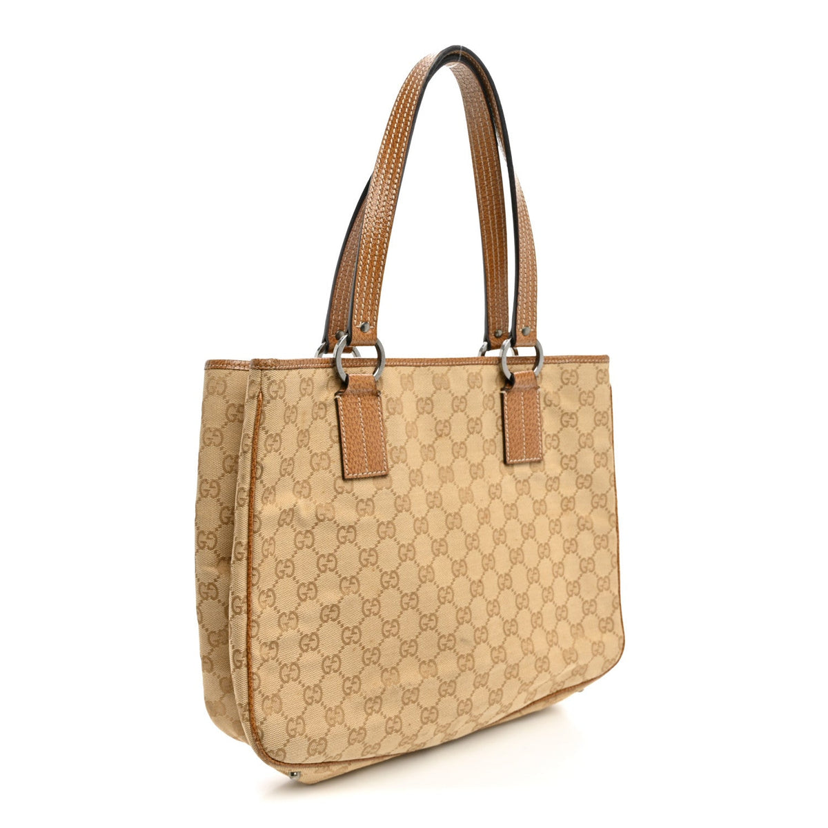 Monogram Large Tote Dark Brown wholesalehk.shop