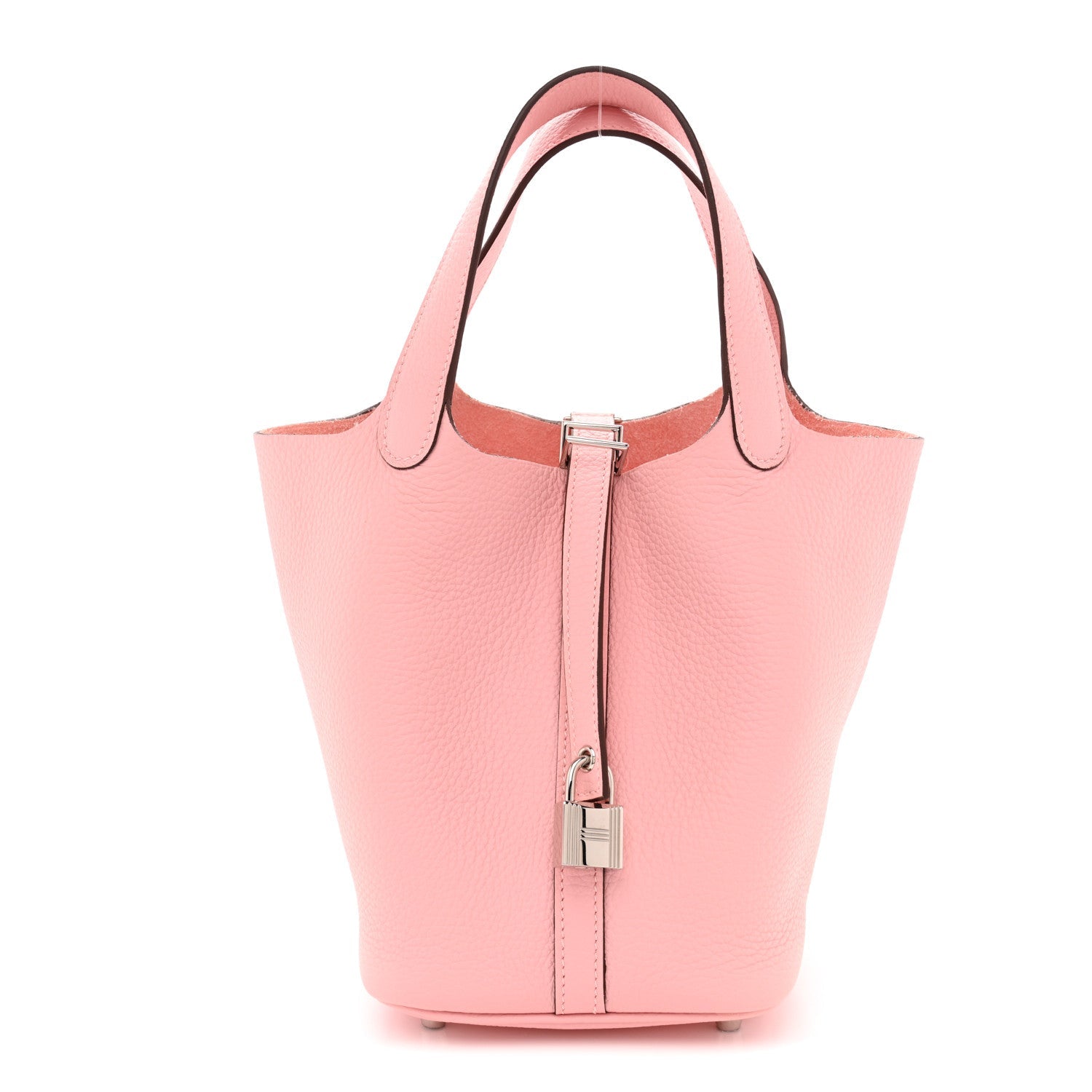 Taurillon Clemence Picotin Lock 18 PM Rose Sakura £¨ Direct shipment via from wholesalehk.shop