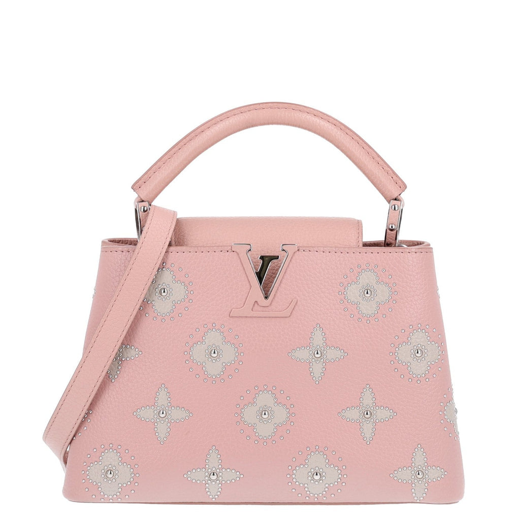 Taurillon Studded Flowers Capucines BB Magnolia £¨ Direct shipment via from wholesalehk.shop
