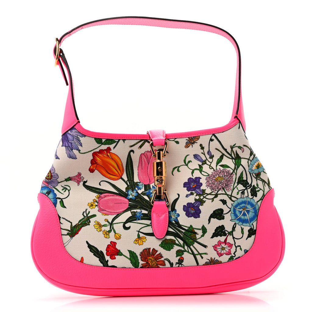 Canvas Flora Medium Jackie Hobo Fuchsia £¨ Direct shipment via from wholesalehk.shop