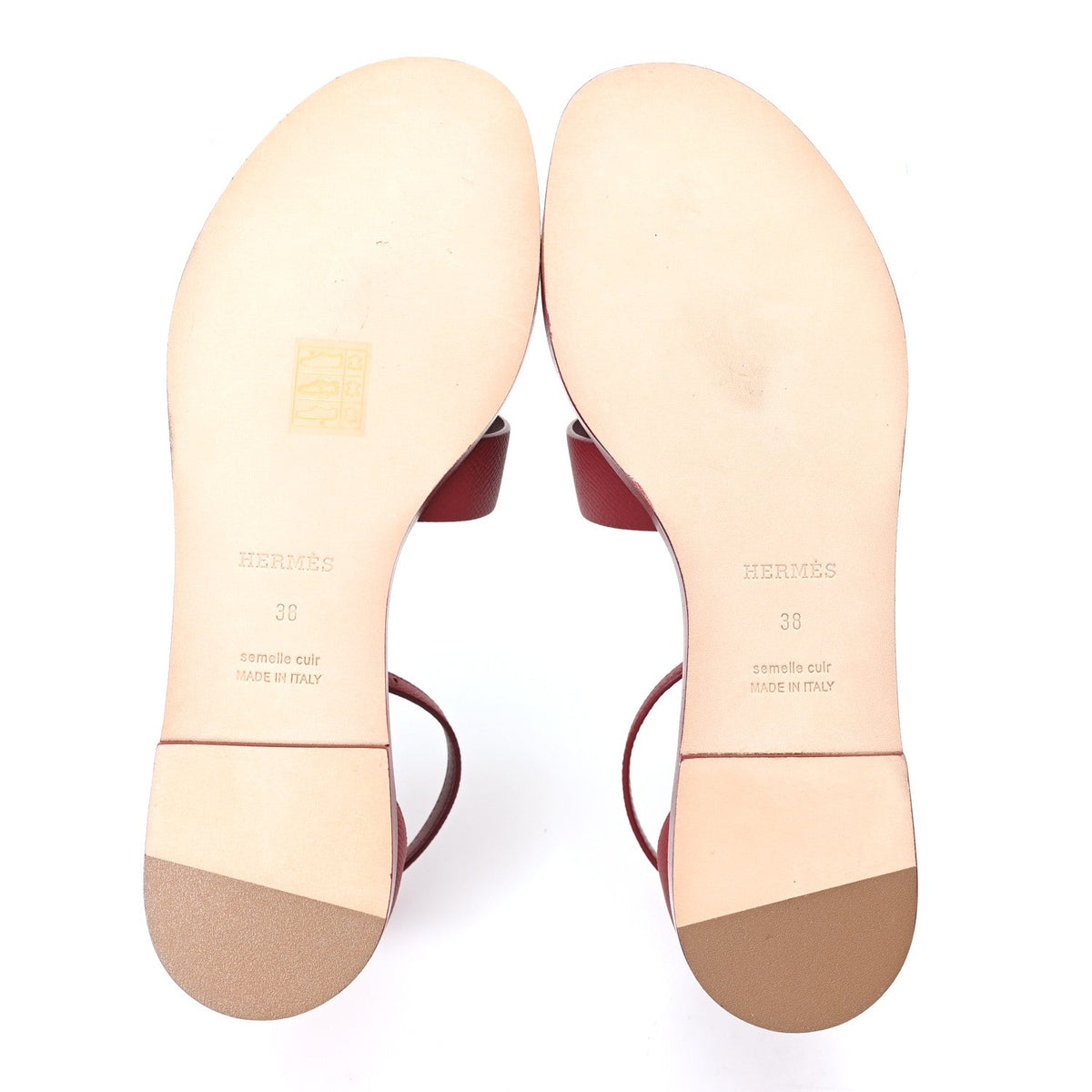 Epsom Santorini Sandals 38 Rouge H wholesalehk.shop