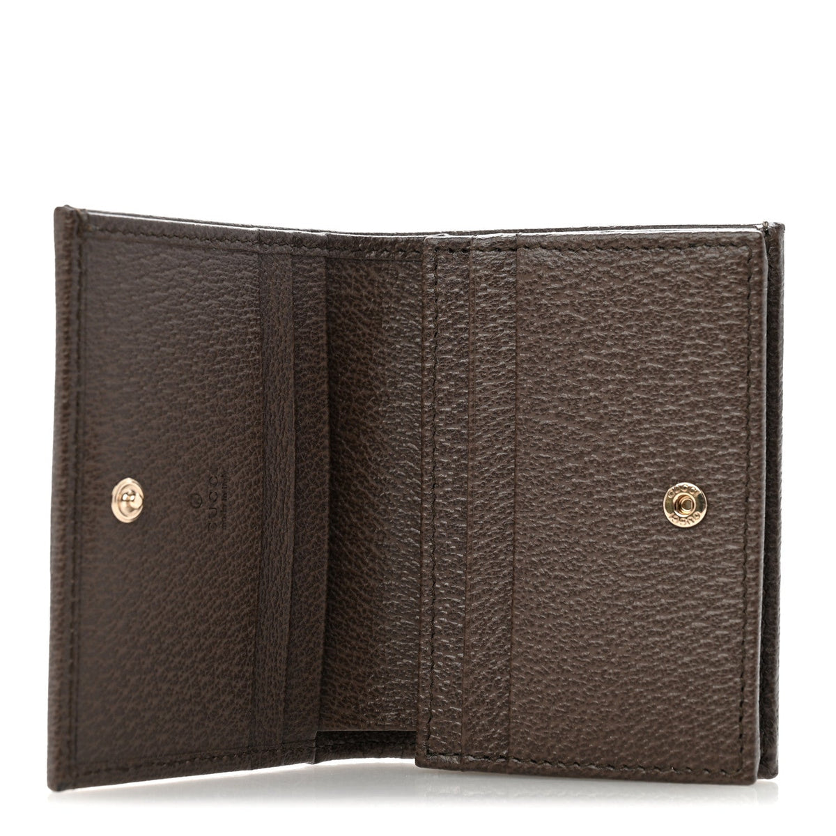 GG Supreme Monogram Web Ophidia Small Wallet Beige Dark Brown wholesalehk.shop