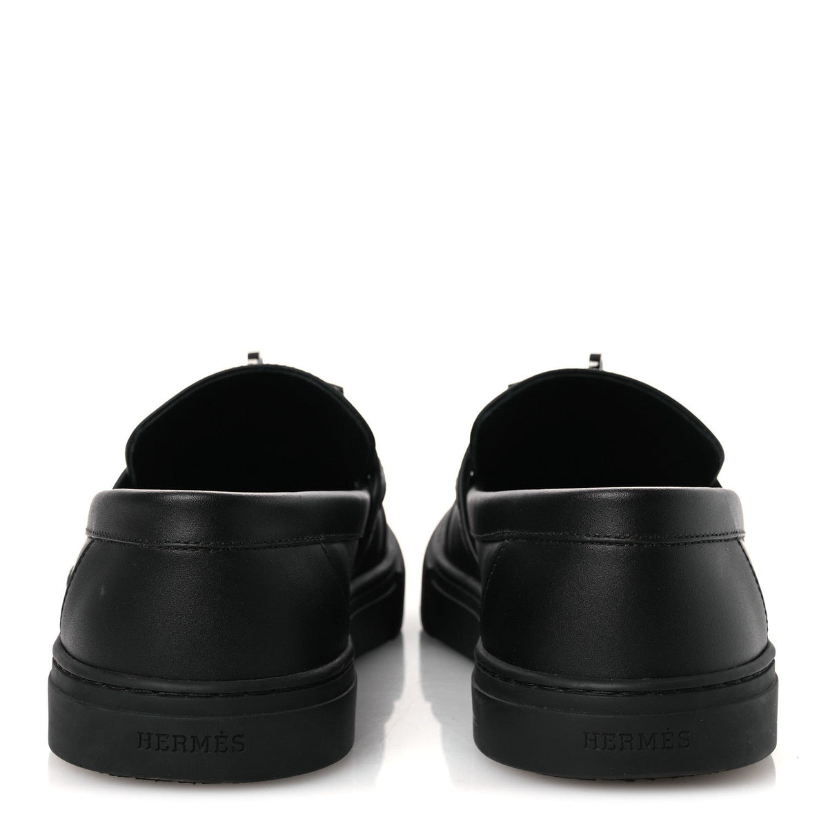 Calfskin Mens Game Slip On Sneakers 40 Black wholesalehk.shop